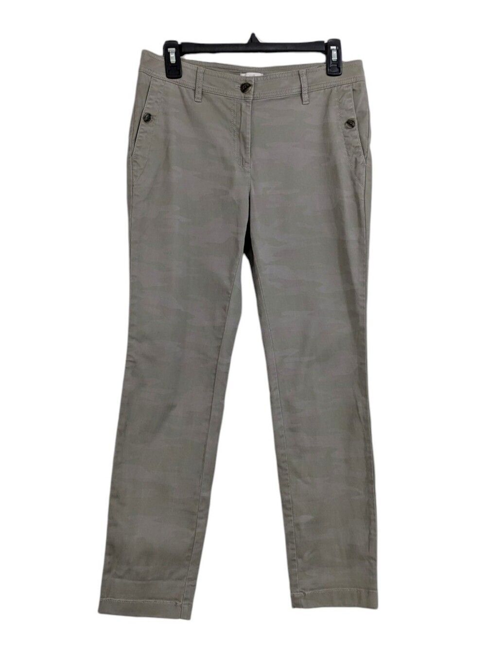 J. Jill Pale Green Camo Pants - Size 8 Petite Womens / 8P - Camouflage